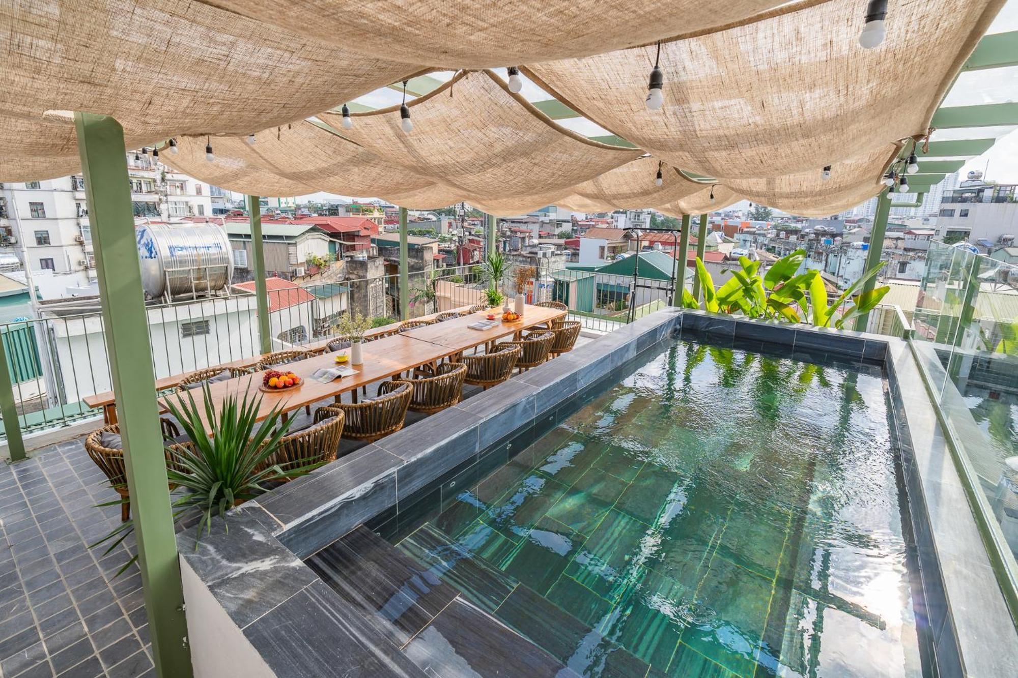 Location/Big Group/Private Villa With Pool And Kitchen ฮานอย ภายนอก รูปภาพ